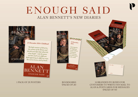 *Only 20 left* Enough Said by Alan Bennett - display pack and competition (plus copies of the book)