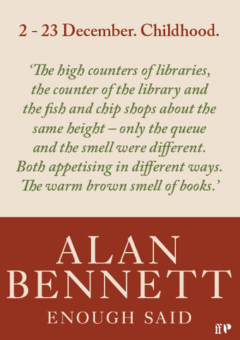 Enough Said by Alan Bennett - display pack and competition (plus copies of the book)