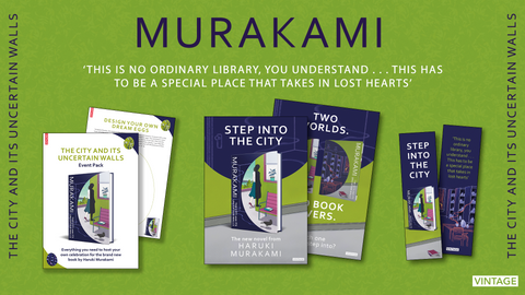 *Restocked* The City and Its Uncertain Walls by Haruki Murakami – Display materials and party pack